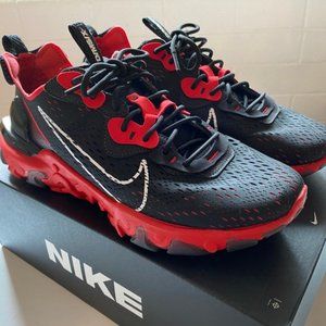 Nike React Vision - Black/White-University Red
